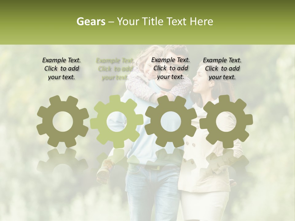 A Group Of People Walking Down A Street With Trees In The Background PowerPoint Template