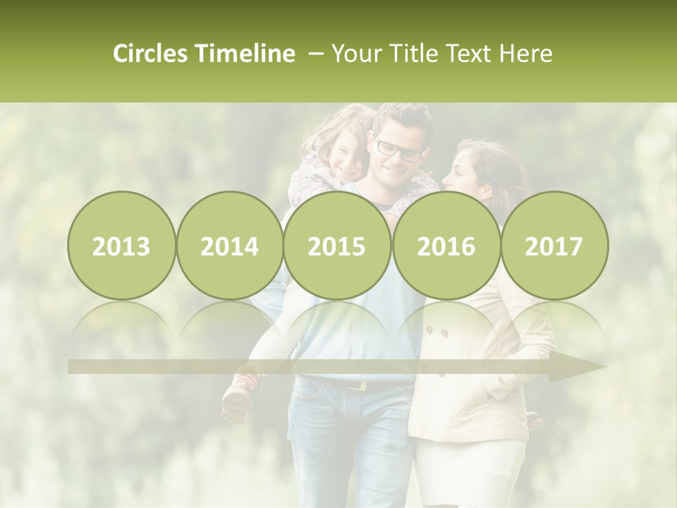 A Group Of People Walking Down A Street With Trees In The Background PowerPoint Template