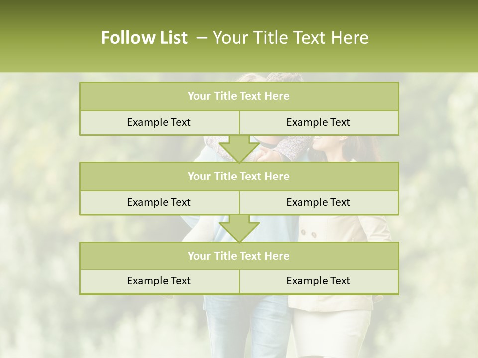 A Group Of People Walking Down A Street With Trees In The Background PowerPoint Template