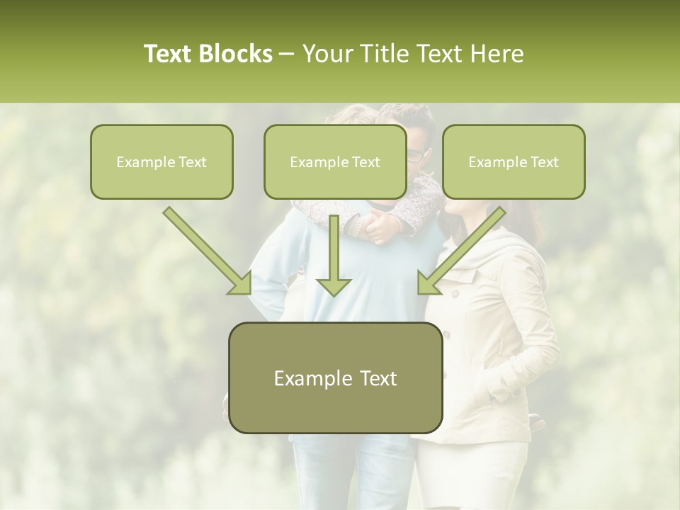 A Group Of People Walking Down A Street With Trees In The Background PowerPoint Template