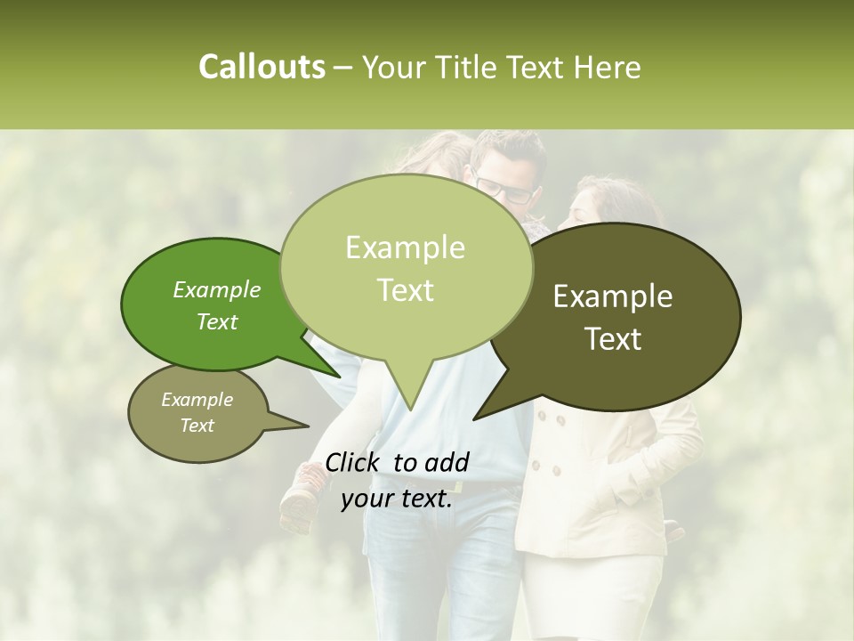 A Group Of People Walking Down A Street With Trees In The Background PowerPoint Template