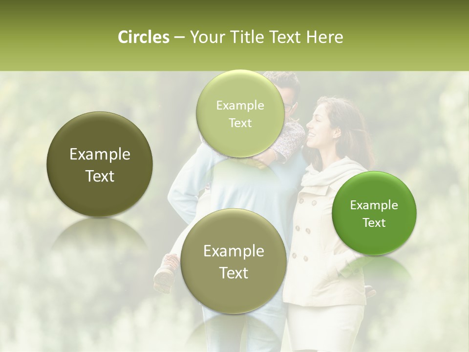 A Group Of People Walking Down A Street With Trees In The Background PowerPoint Template