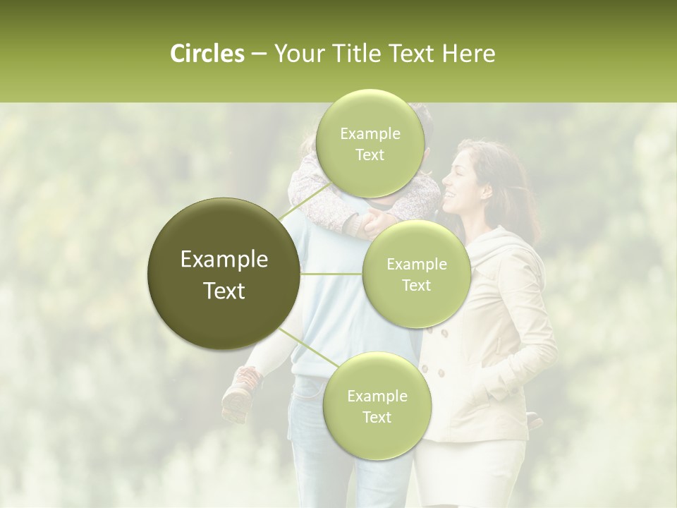 A Group Of People Walking Down A Street With Trees In The Background PowerPoint Template