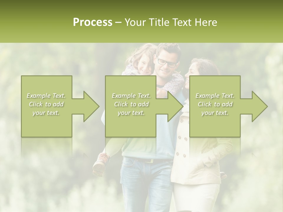 A Group Of People Walking Down A Street With Trees In The Background PowerPoint Template