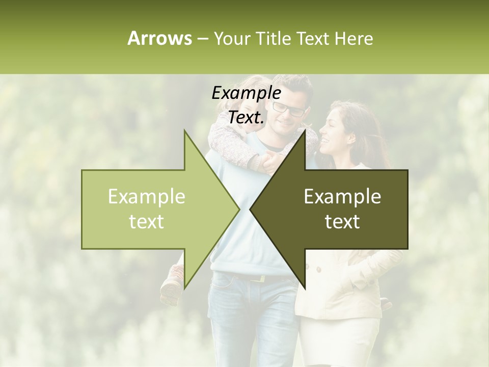 A Group Of People Walking Down A Street With Trees In The Background PowerPoint Template