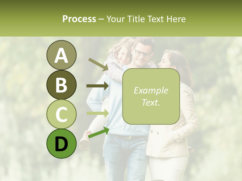 A Group Of People Walking Down A Street With Trees In The Background PowerPoint Template