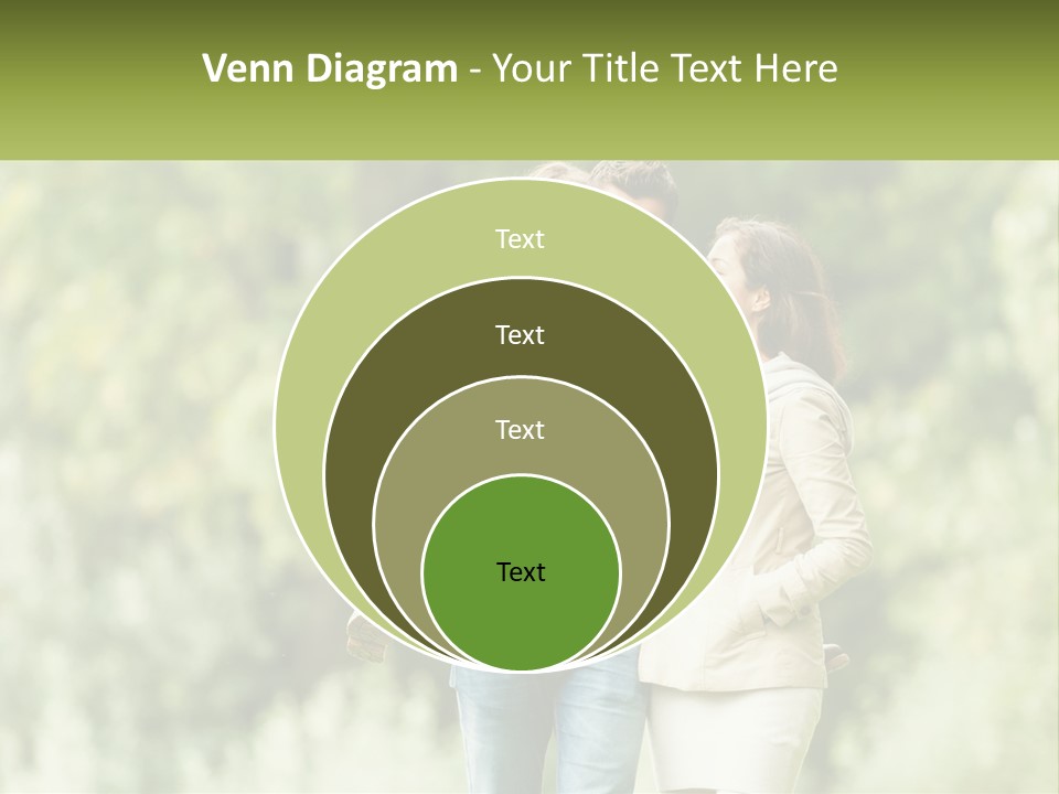 A Group Of People Walking Down A Street With Trees In The Background PowerPoint Template