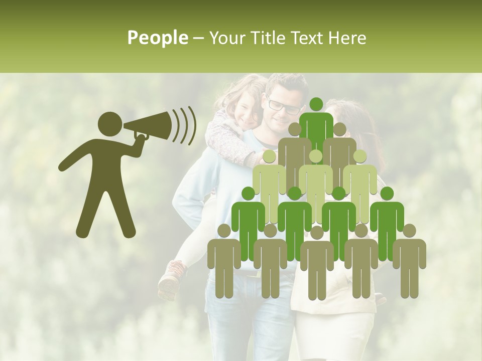 A Group Of People Walking Down A Street With Trees In The Background PowerPoint Template