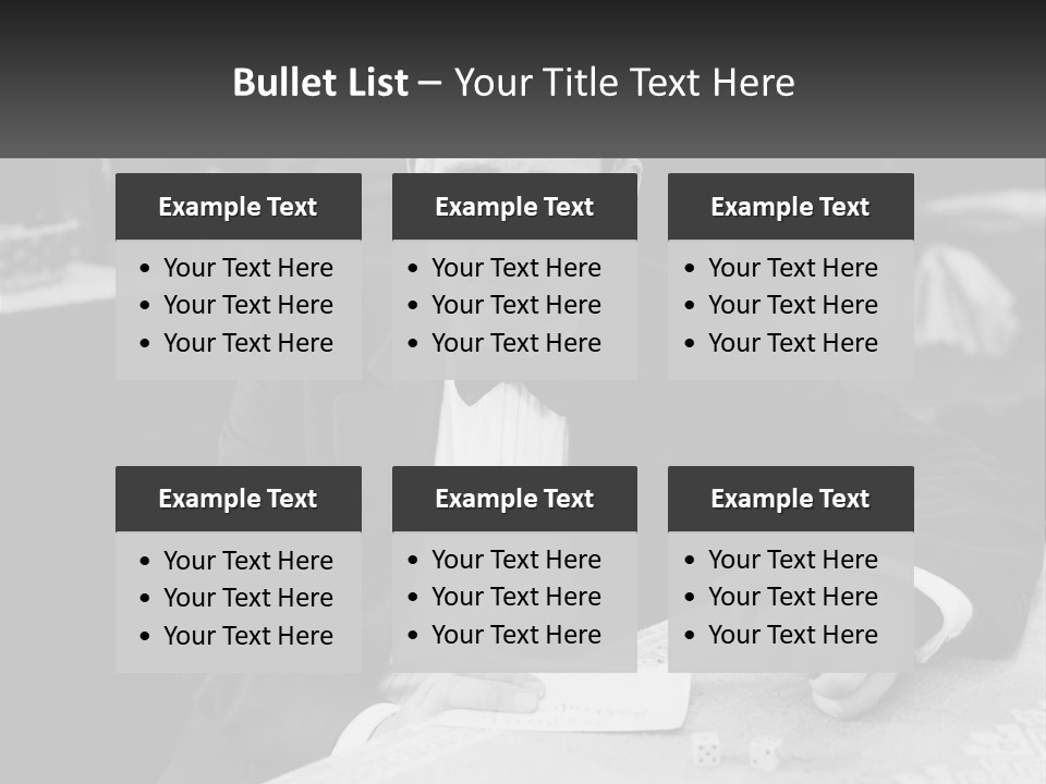 A Man In A Tuxedo Sitting At A Table PowerPoint Template