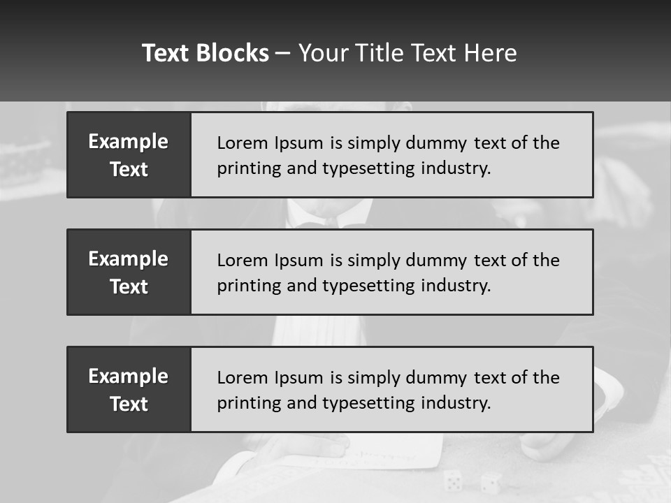 A Man In A Tuxedo Sitting At A Table PowerPoint Template