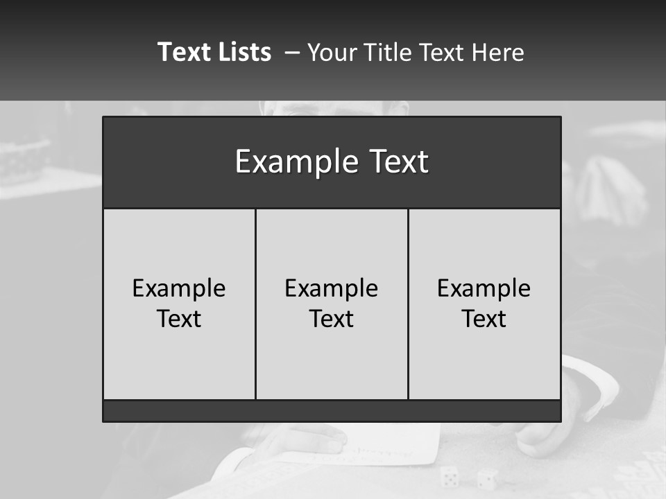 A Man In A Tuxedo Sitting At A Table PowerPoint Template