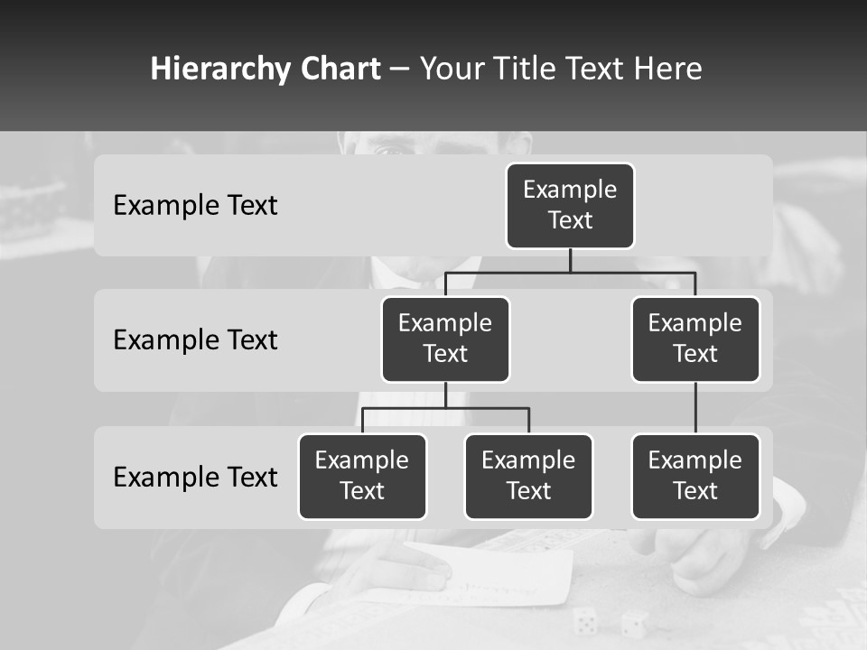 A Man In A Tuxedo Sitting At A Table PowerPoint Template