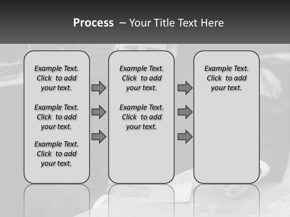 A Man In A Tuxedo Sitting At A Table PowerPoint Template
