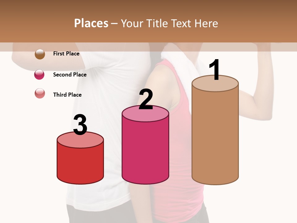 A Man And A Woman Are Drinking Water PowerPoint Template