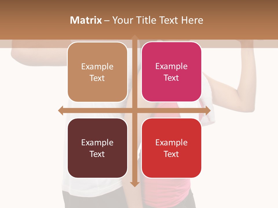 A Man And A Woman Are Drinking Water PowerPoint Template