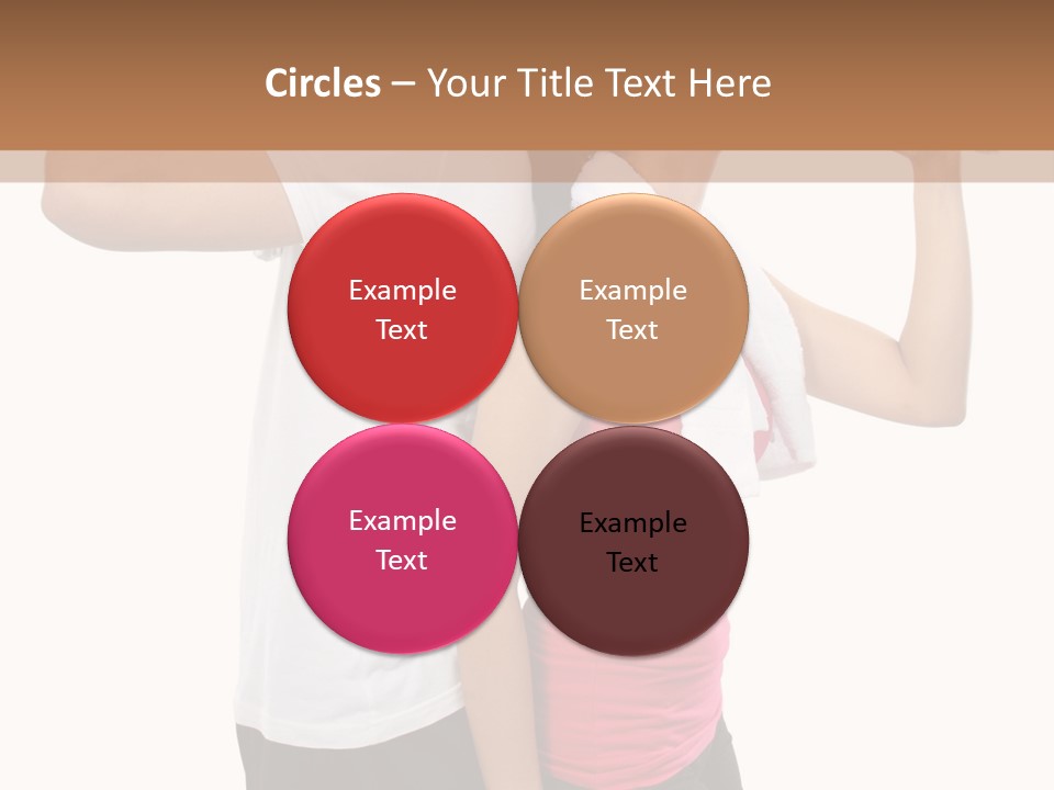 A Man And A Woman Are Drinking Water PowerPoint Template