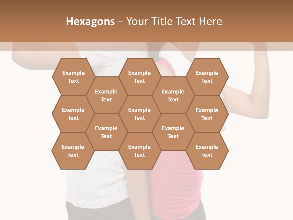 A Man And A Woman Are Drinking Water PowerPoint Template