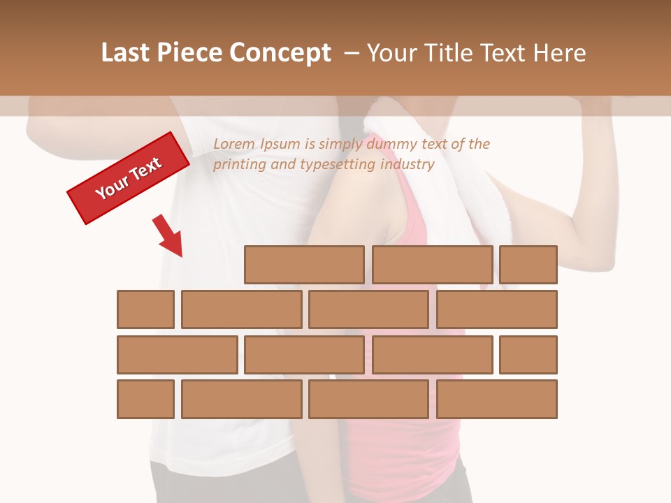 A Man And A Woman Are Drinking Water PowerPoint Template