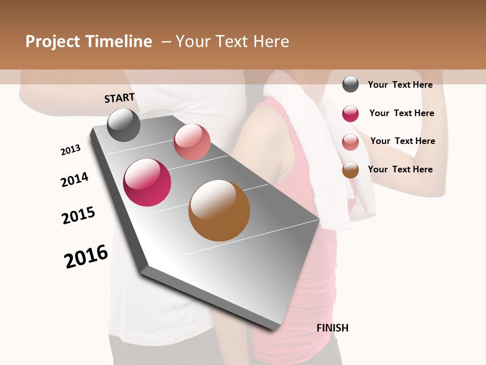 A Man And A Woman Are Drinking Water PowerPoint Template