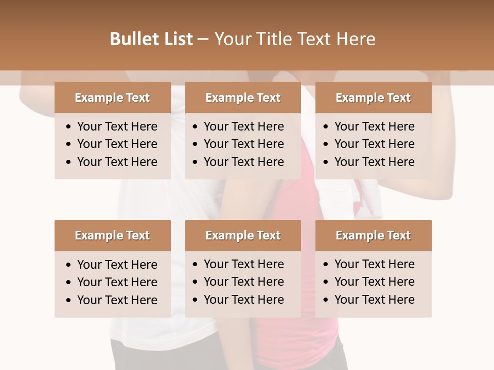 A Man And A Woman Are Drinking Water PowerPoint Template