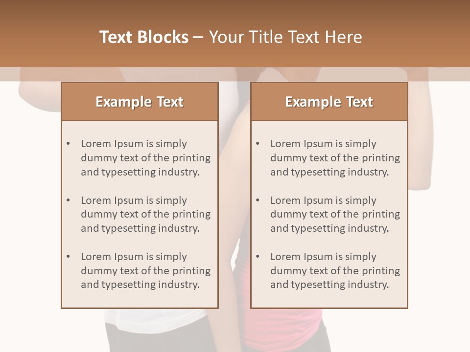 A Man And A Woman Are Drinking Water PowerPoint Template