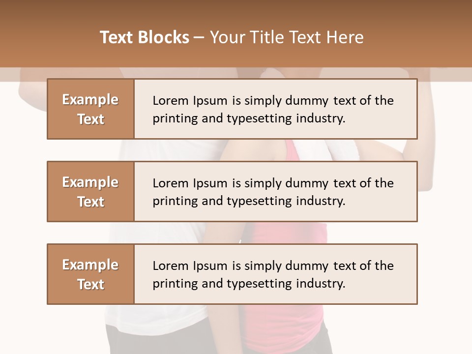 A Man And A Woman Are Drinking Water PowerPoint Template