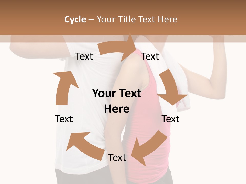 A Man And A Woman Are Drinking Water PowerPoint Template