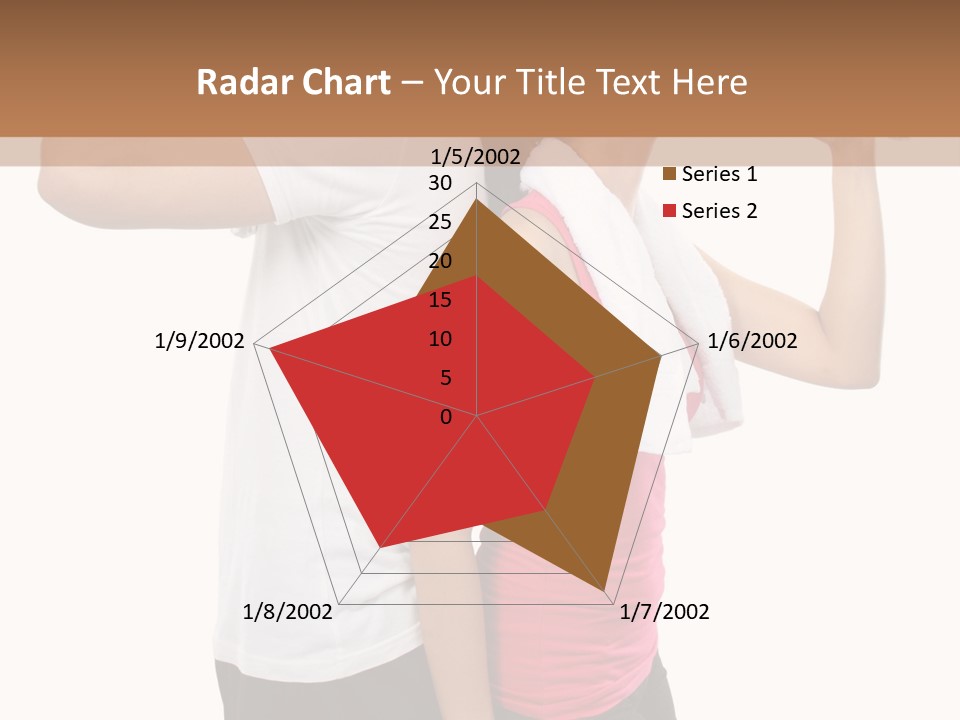 A Man And A Woman Are Drinking Water PowerPoint Template