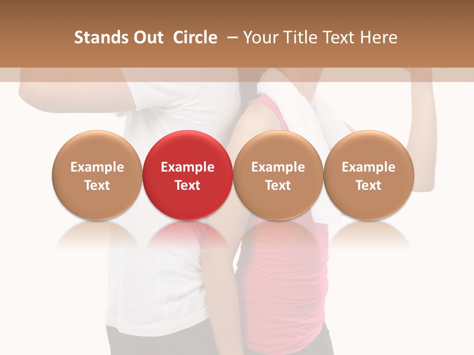 A Man And A Woman Are Drinking Water PowerPoint Template