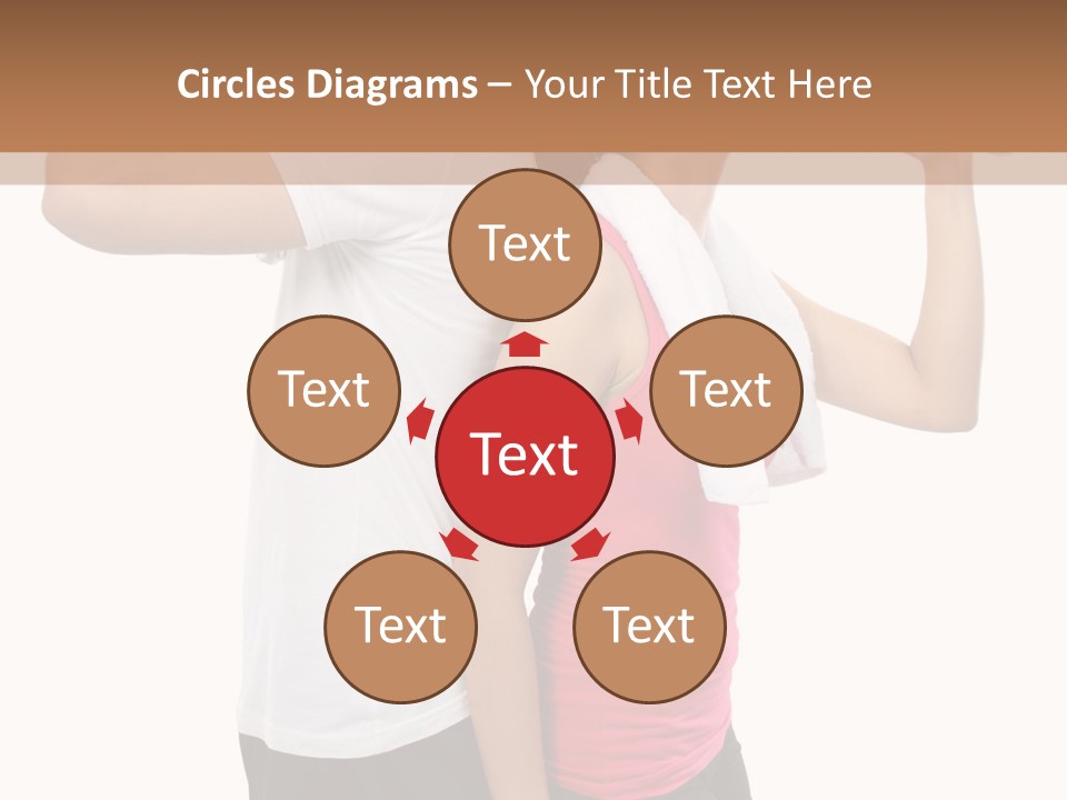 A Man And A Woman Are Drinking Water PowerPoint Template