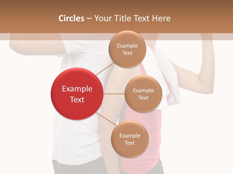 A Man And A Woman Are Drinking Water PowerPoint Template