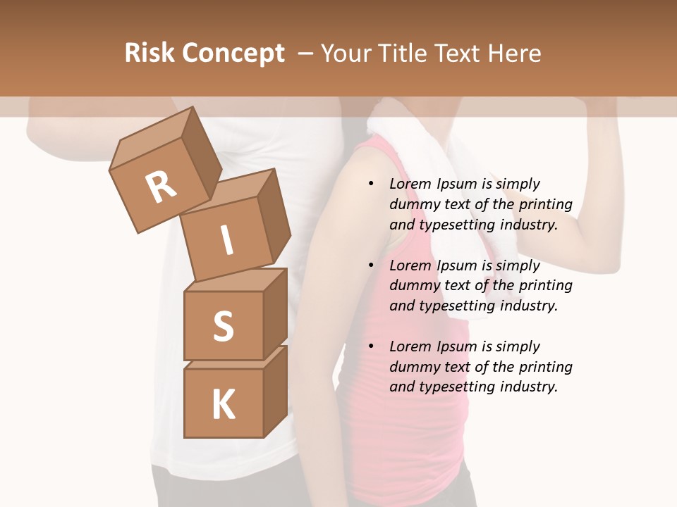 A Man And A Woman Are Drinking Water PowerPoint Template