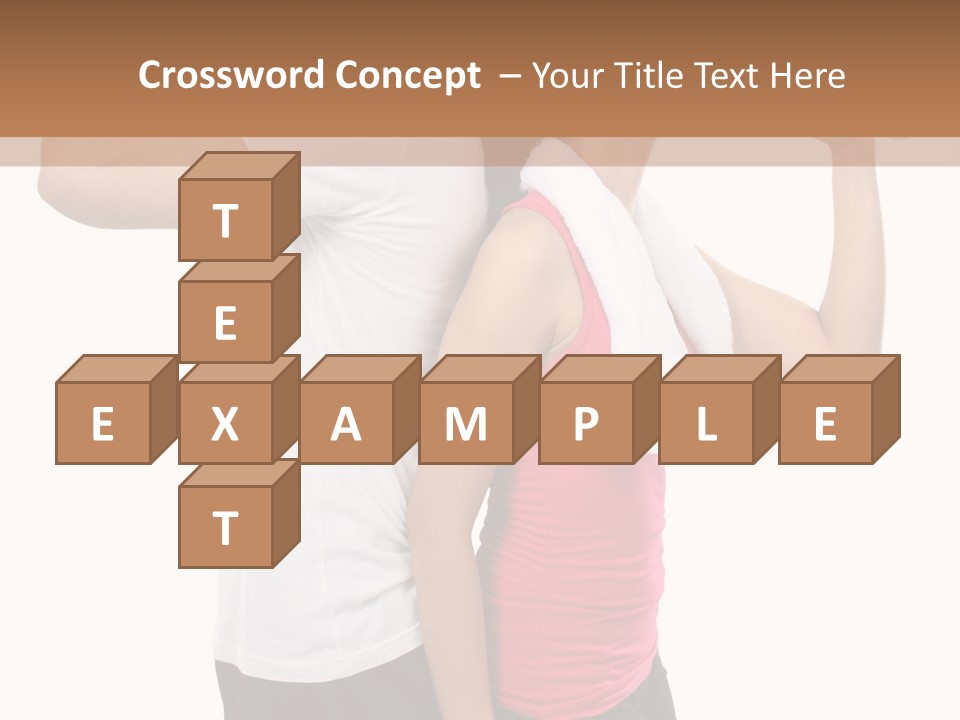 A Man And A Woman Are Drinking Water PowerPoint Template