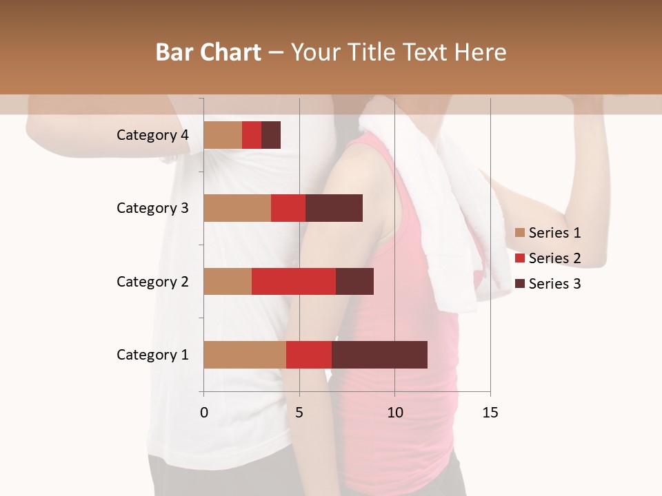 A Man And A Woman Are Drinking Water PowerPoint Template