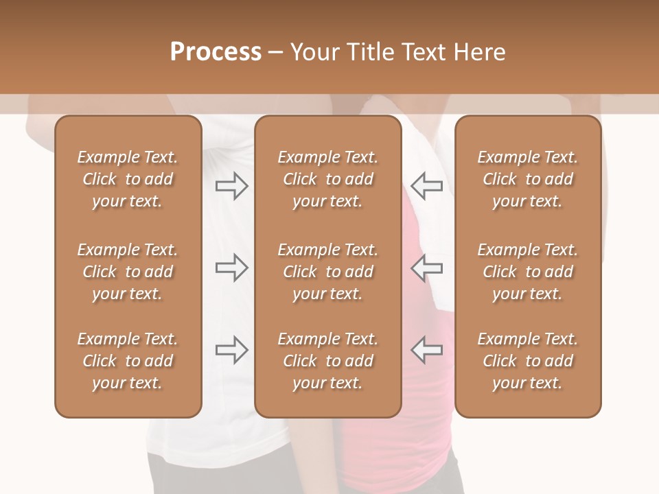 A Man And A Woman Are Drinking Water PowerPoint Template