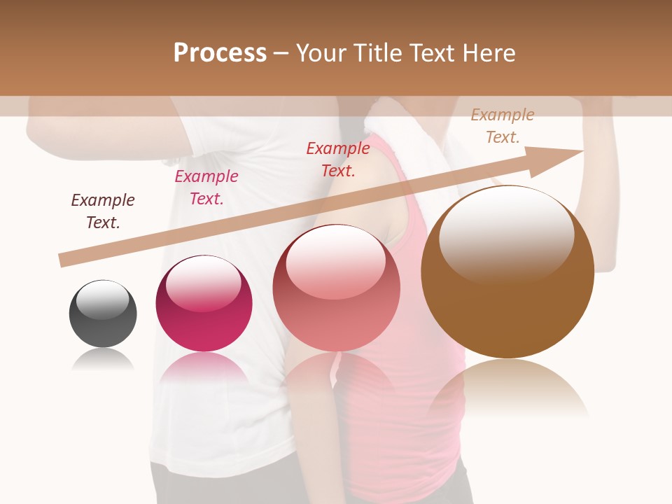 A Man And A Woman Are Drinking Water PowerPoint Template