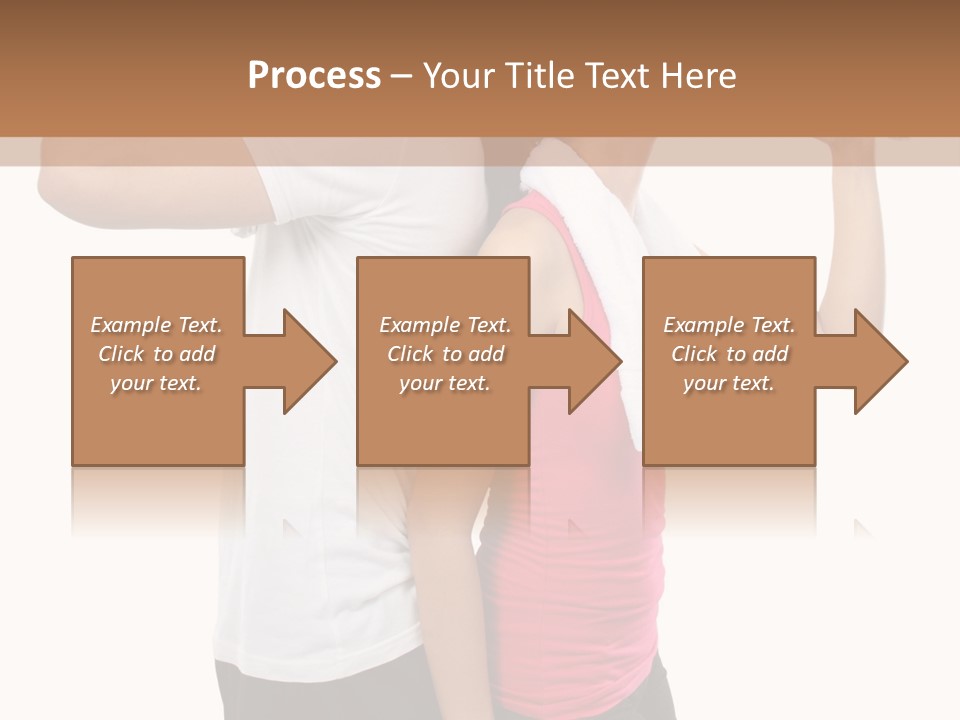 A Man And A Woman Are Drinking Water PowerPoint Template