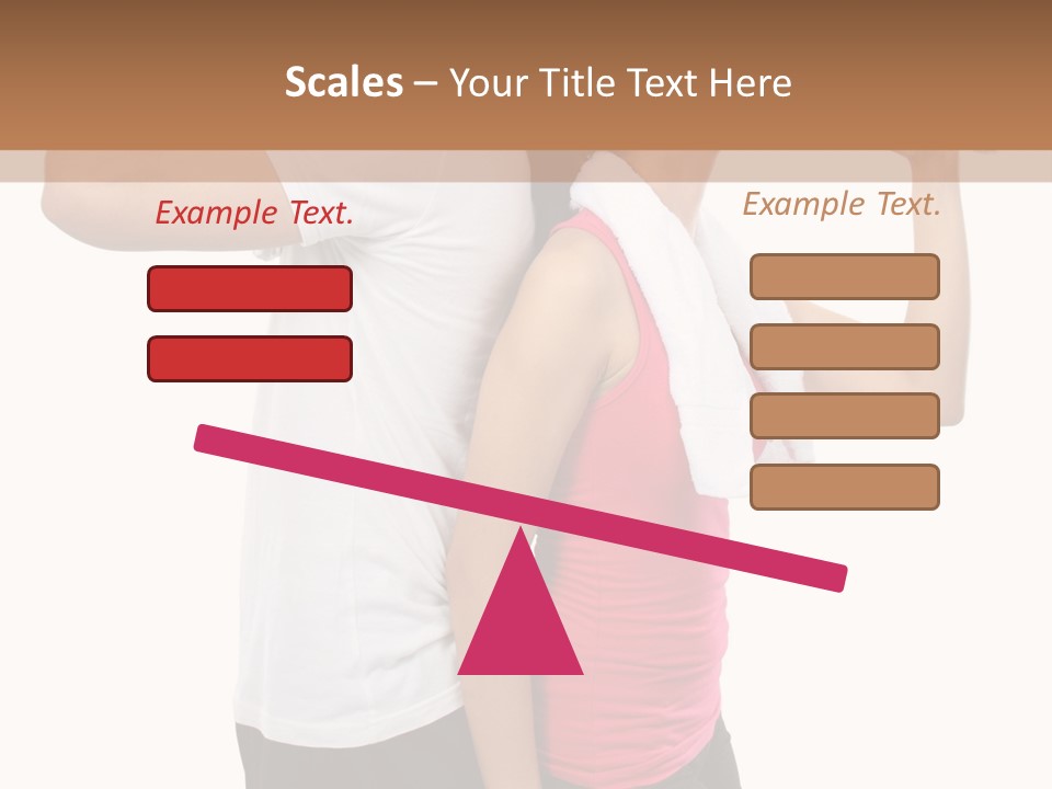 A Man And A Woman Are Drinking Water PowerPoint Template