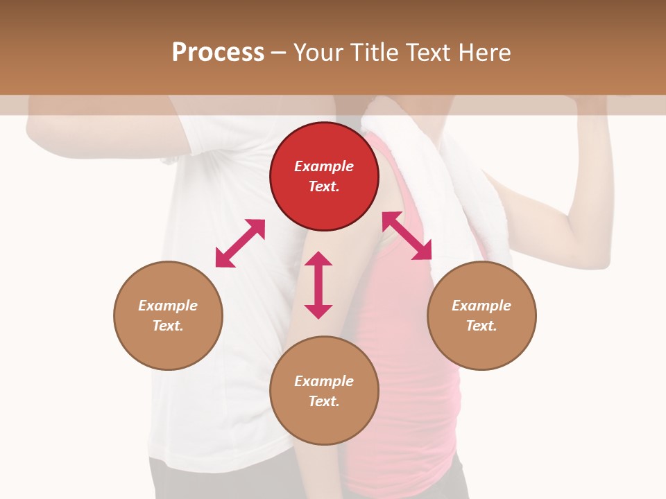A Man And A Woman Are Drinking Water PowerPoint Template