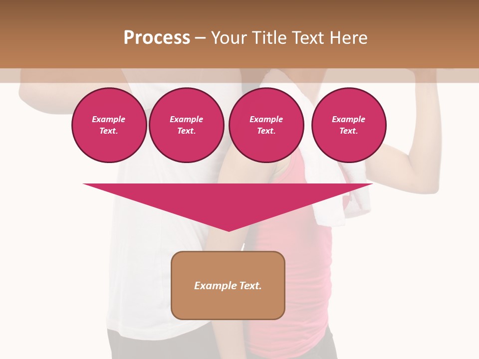 A Man And A Woman Are Drinking Water PowerPoint Template