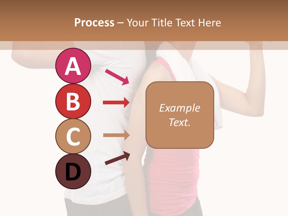 A Man And A Woman Are Drinking Water PowerPoint Template