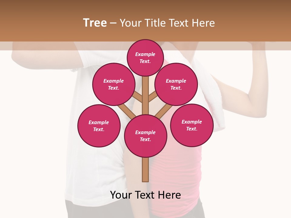 A Man And A Woman Are Drinking Water PowerPoint Template