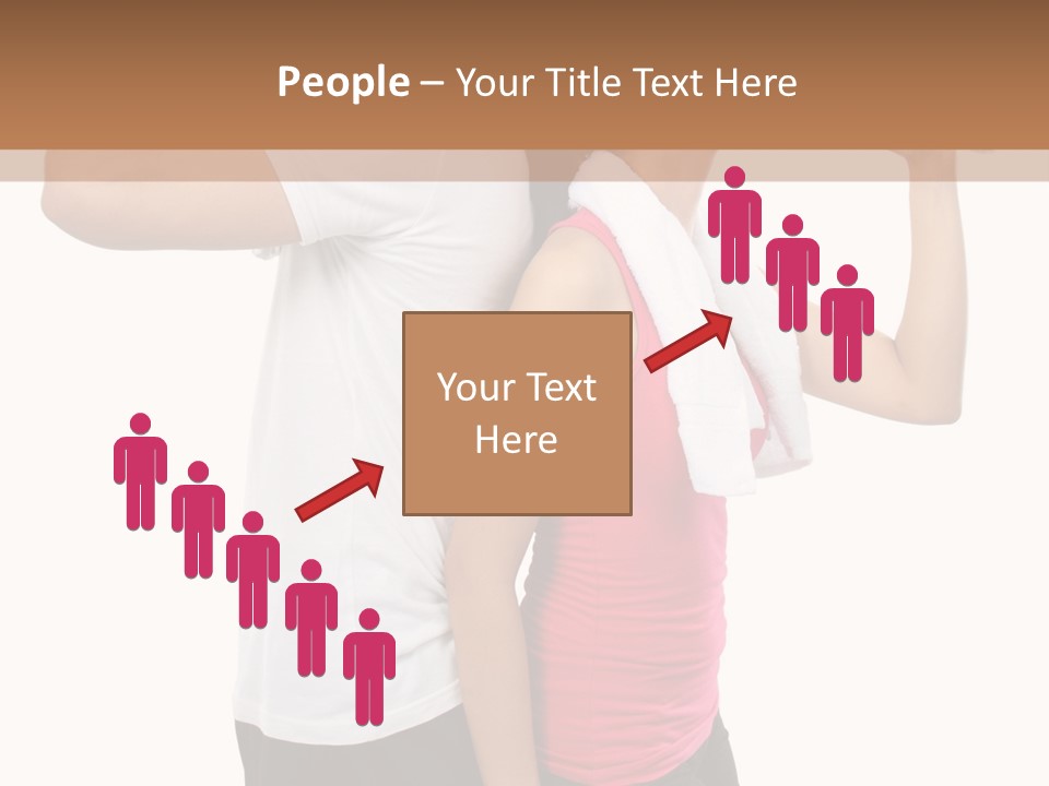 A Man And A Woman Are Drinking Water PowerPoint Template