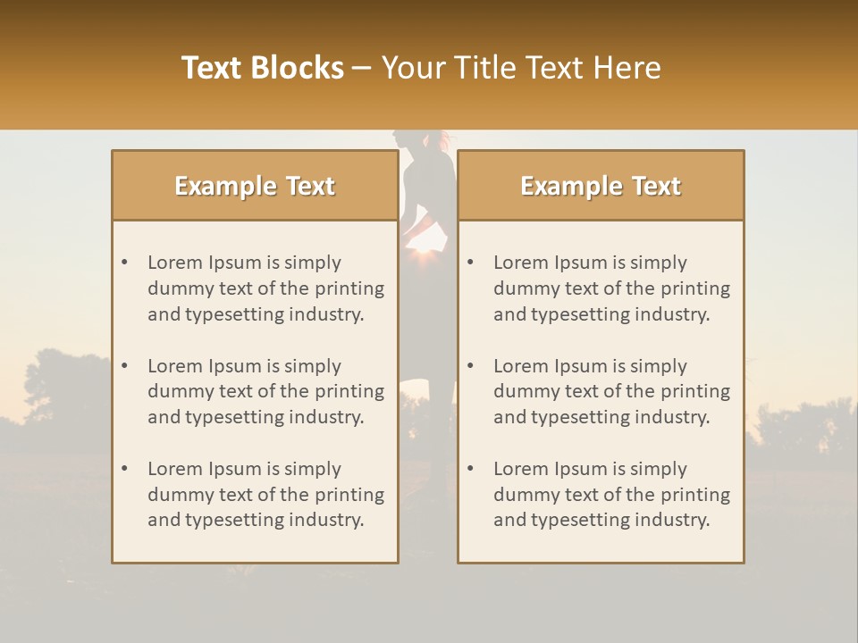 A Woman Riding On The Back Of A Horse PowerPoint Template