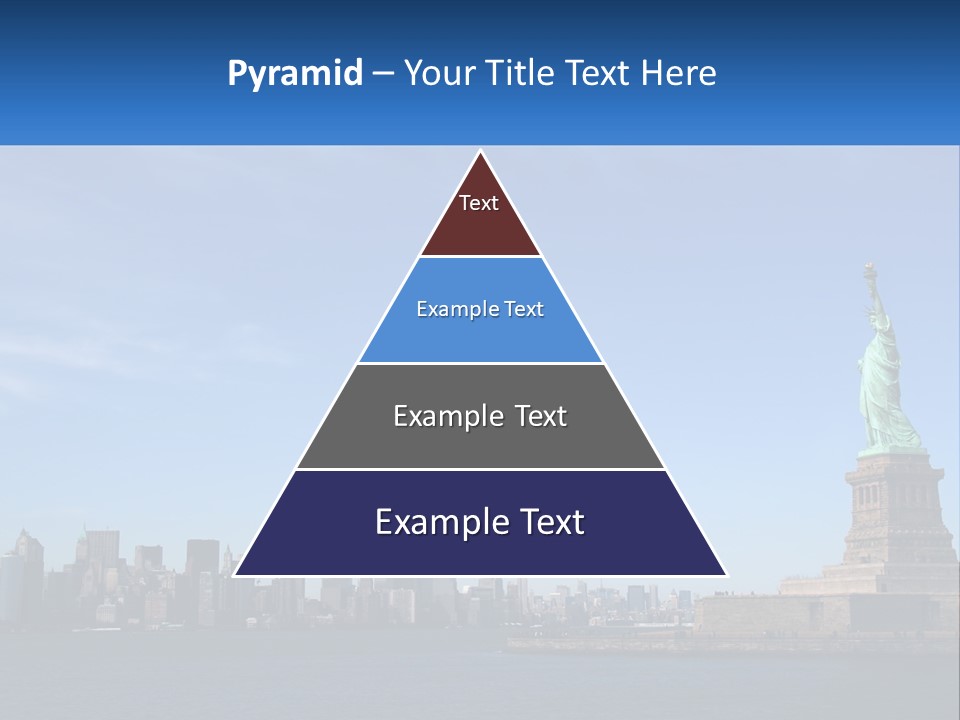A Picture Of The Statue Of Liberty In New York City PowerPoint Template