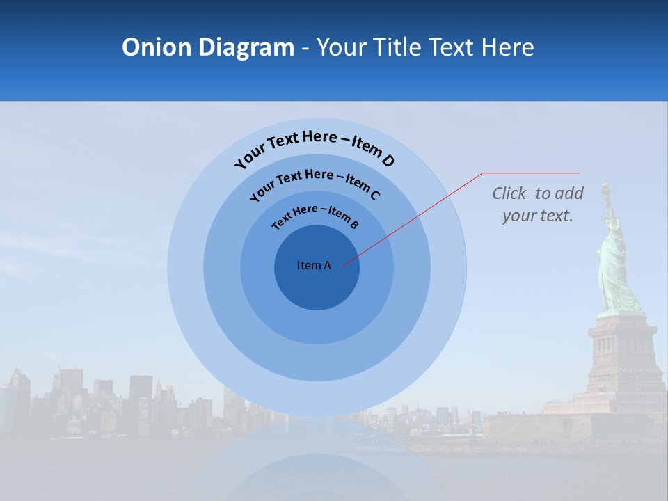 A Picture Of The Statue Of Liberty In New York City PowerPoint Template