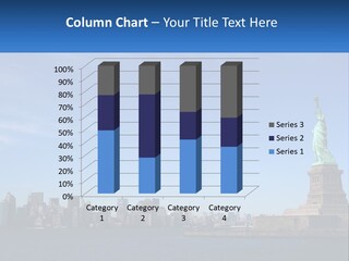 A Picture Of The Statue Of Liberty In New York City PowerPoint Template