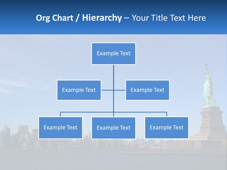 A Picture Of The Statue Of Liberty In New York City PowerPoint Template