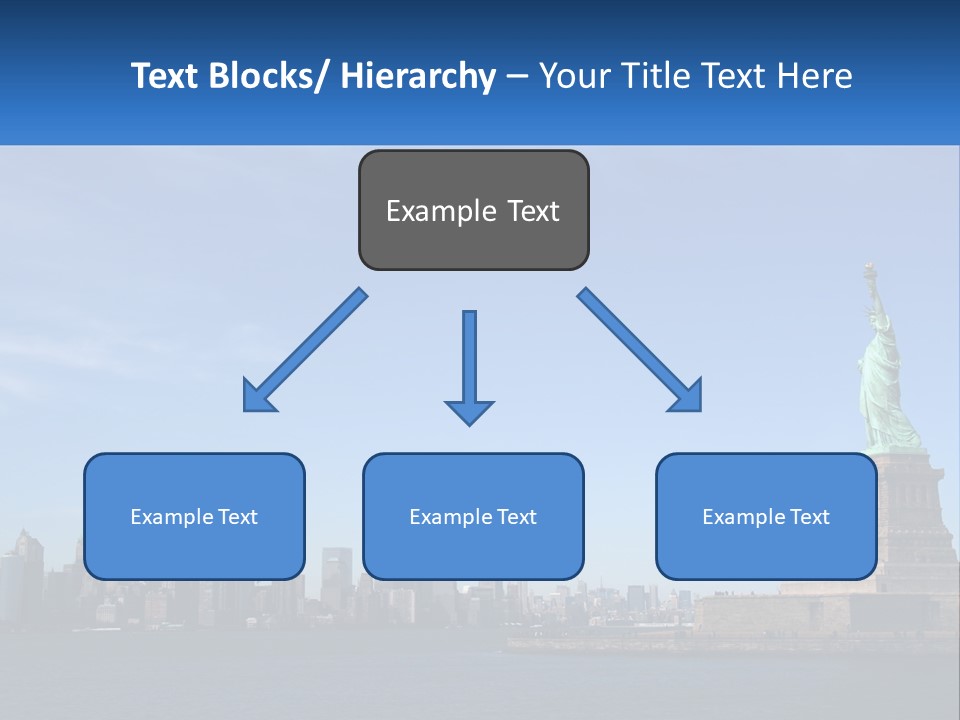 A Picture Of The Statue Of Liberty In New York City PowerPoint Template