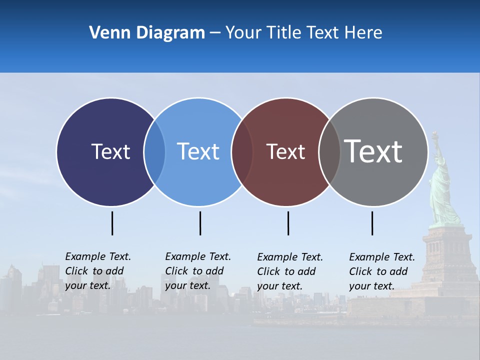A Picture Of The Statue Of Liberty In New York City PowerPoint Template